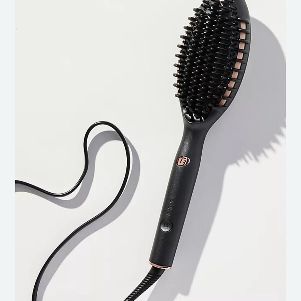 T3 Black and Rose Gold Hair Styling Brush